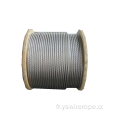 316 ROPE DE VIEUX en acier inoxydable 1x19 6,0 mm